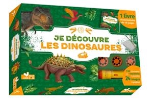 JE DÉCOUVRE LES DINOS - COFFRET AVEC LAMPE ET KIT EXCAVATION  | 9782017224464 | COLLECTIF