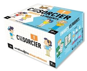 MÉGA BOÎTE REMUE-MÉNINGES ENFANTS VERSUS PARENTS C'EST PAS SORCIER - BOÎTE AVEC CARTES  | 9782017193517 | COLLECTIF