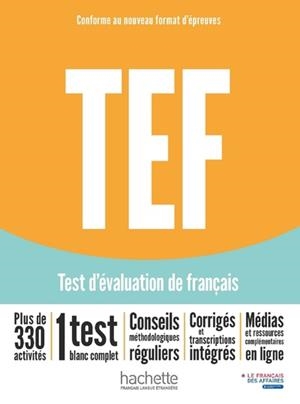 TEF LIVRE D'ENTRAÎNEMENT - NOUVELLE EDITION | 9782016286678 | LE FRANÇAIS DES AFFAIRES DE LA CCI PARIS ILE-DE-FRANCE (AUTEUR)