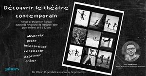 ATELIER THÉÂTRE 8 SÉANCES | TEATREDT | DAVID TORRES