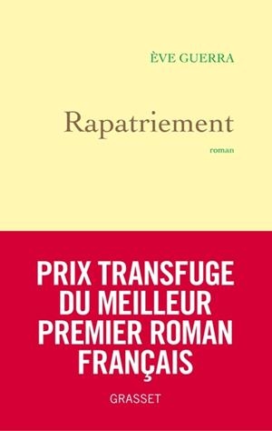 RAPATRIEMENT | 9782246834533 | EVE GUERRA