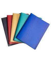 PORTE-VUES 30/60 EN PLASTIQUE RECYCLÉ AVEC POCHETTES TRANSPARENTES A4 / DOSSIER- 30 FEUILLES/60 VUES | 3130630785309