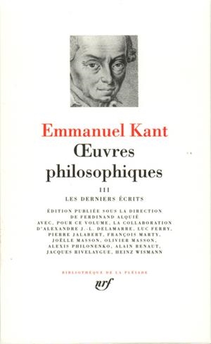 ŒUVRES PHILOSOPHIQUES | 9782070111060 | EMMANUEL KANT