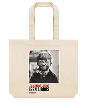 BOLSA DE TELA "LOS CHICOS LISTOS LEEN LIBROS" | 9788419581976 | AA.VV
