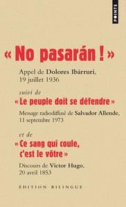 « ¡ NO PASARÁN ! » | 9782757819982 | SALVADOR ALLENDE