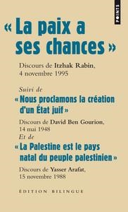 « LA PAIX A SES CHANCES » | 9782757818145