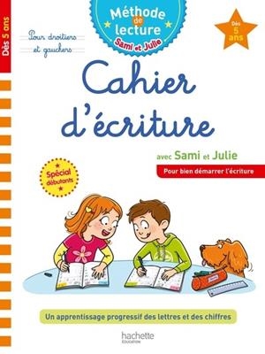 SAMI ET JULIE CAHIER D'ÉCRITURE DÈS 5 ANS | 9782017223870 | COLLECTIF