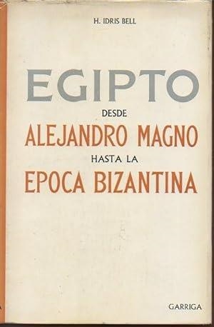 EGIPTO DESDE ALEJANDRO MAGNO HASTA LA EPOCA BIZANTINA | B00U17WIY8