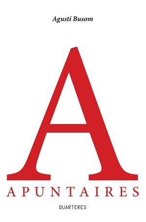 APUNTAIRES | 9788412977400 | BUSOM, AGUSTÍ