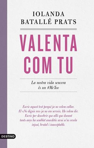 VALENTA COM TU | 9788419734235 | BATALLÉ PRATS, IOLANDA