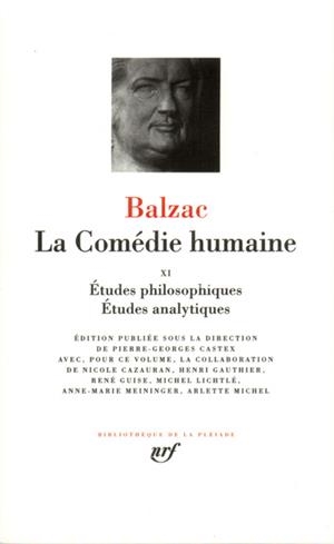 LA COMÉDIE HUMAINE XI | 9782070108763 | HONORÉ DE BALZAC