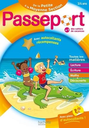PASSEPORT MATERNELLE - DE LA PETITE À LA MOYENNE SECTION (3-4 ANS) - CAHIER DE VACANCES 2025 | 9782017267935 | COLLECTIF