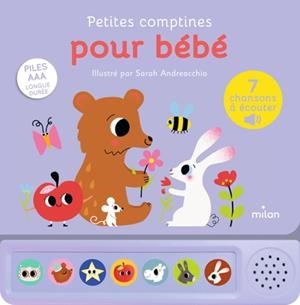 PETITES COMPTINES POUR BÉBÉ | 9782408053444 | ANDREACCHIO, SARAH