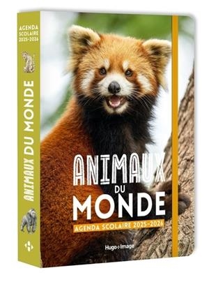 AGENDA SCOLAIRE ANIMAUX DU MONDE 2025-2026 | 9782755680058 | COLLECTIF