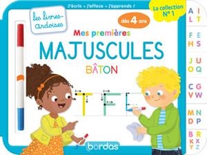 LES LIVRES-ARDOISES - MES PREMIÈRES MAJUSCULES BÂTON | 9782047401224 | COLLECTIF