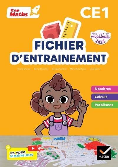 CAP MATHS CE1 - ED. 2025 - FICHIER NOMBRES ET CALCULS + CAHIER DE GÉOMÉTRIE-MESURE | 3277450292997