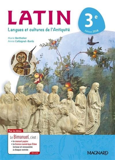 LATIN, LANGUES ET CULTURES DE L'ANTIQUITÉ 3E : BIMANUEL | 9782210110953100934