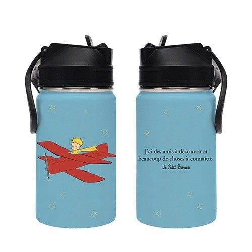 BOTELLA PLASTICO INFANTIL Y PAJITA 350ML EL PRINCIPITO AVIO | 3700572773056