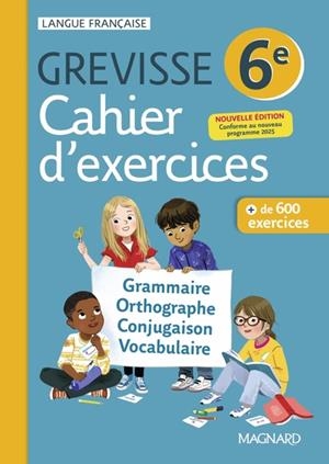 CAHIER D'EXERCICES GREVISSE 6E (2025) | 9782210118966