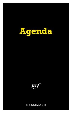 AGENDA SÉRIE NOIRE SEPT. 2025 À DÉC. 2026 (PAPETERIE) | 3260100037475