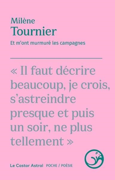 ET M'ONT MURMURÉ LES CAMPAGNES | 9791027808069 | MILÈNE TOURNIER