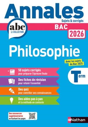 ANNALES BAC PHILOSOPHIE 2026 | 9782095050313 | COLLECTIF