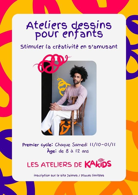 ATELIER CRÉATIF DE DESSIN POUR ENFANTS UNE SÉANCE | KAKIDS1 | KARIM