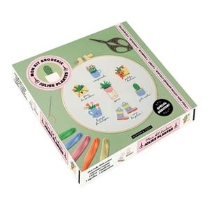 MON KIT BRODERIE - JOLIES PLANTES | 9782295017178 | COLLECTIF