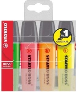ESTOIG 4 MARCADORS FLUORESCENTS STABILO | 4006381215695