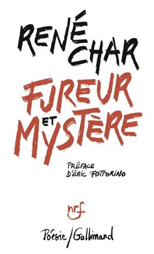 FUREUR ET MYSTÈRE - ÉDITION COLLECTOR | 9782073124531 | CHAR, RENÉ