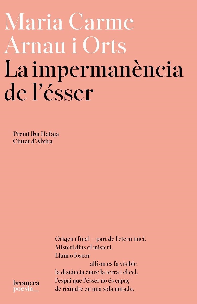 LA IMPERMANÈNCIA DE L'ÉSSER | 9788413589244 | MARIA CARME ARNAU