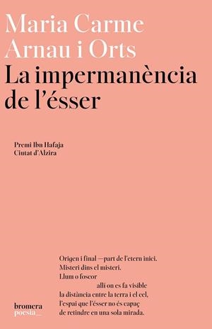 LA IMPERMANÈNCIA DE L'ÉSSER | 9788413589244 | MARIA CARME ARNAU
