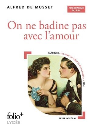 ON NE BADINE PAS AVEC L'AMOUR | 9782073052094 | ALFRED DE MUSSET