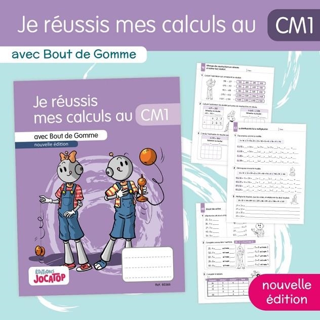 JE RÉUSSIS MES CALCULS AU CM1 - 9782363950895 | 9782363954428