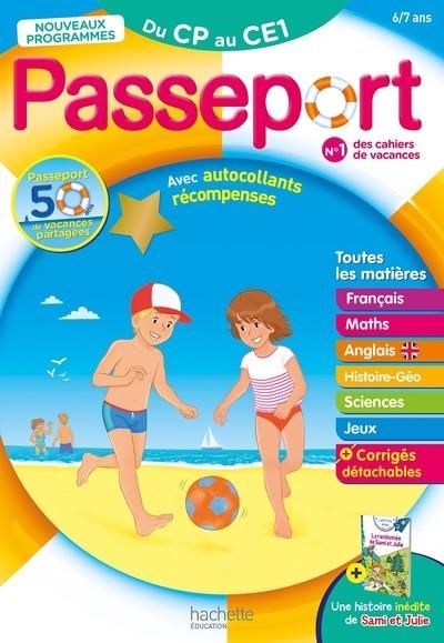 PASSEPORT - DU CP AU CE1 6/7 ANS - CAHIER DE VACANCES 2026 | 9782017326403 | COLLECTIF