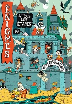 ÉNIGMES À TOUS LES ÉTAGES - TOME 10 - DINGUERIES ET DRAGONS (2023) | 9791036344268 | PAUL MARTIN / BAPTISTE MASSA