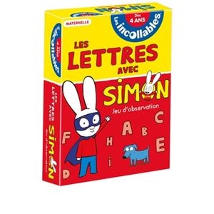 LES INCOLLABLES - LES LETTRES AVEC SIMON - JEU D'OBSERVATION | 9782809686166 | DUMONT, LUCIE