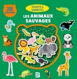 POCHETTE À GOMMETTES - LES ANIMAUX SAUVAGES | 9789403236834 | COLLECTIF