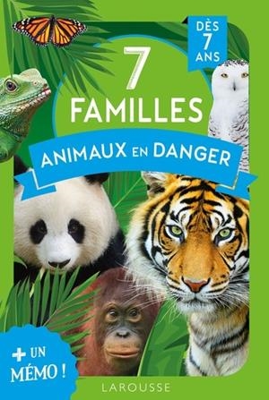 7 FAMILLES SPÉCIAL ANIMAUX EN DANGER | 9782036021471 | COLLECTIF