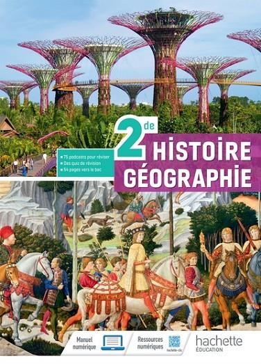 HISTOIRE-GÉOGRAPHIE 2DE - LIVRE ÉLÈVE - NOUVELLE | 9782016281154