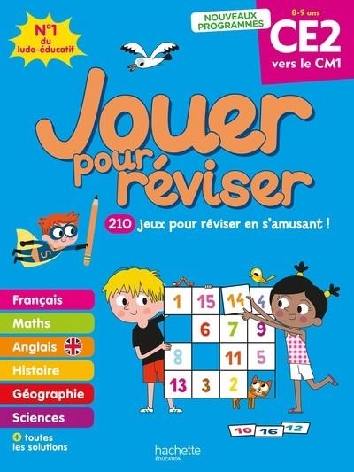 JOUER POUR RÉVISER - DU CE2 AU CM1 8-9 ANS - CAHIER DE VACANCES 2026 | 9782017326311 | COLLECTIF