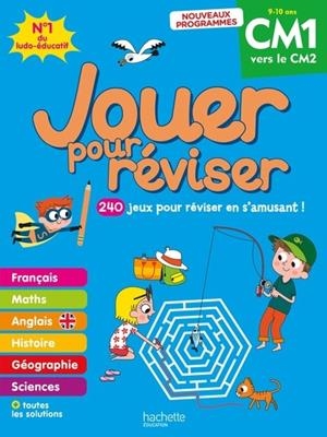 JOUER POUR RÉVISER - DU CM1 AU CM2 - CAHIER DE VACANCES 2026 | 9782017326328 | COLLECTIF