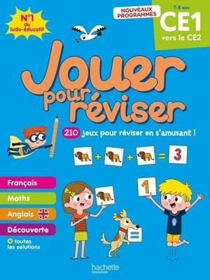 JOUER POUR RÉVISER - DU CE1 AU CE2 - CAHIER DE VACANCES 2026 | 9782017362616 | COLLECTIF