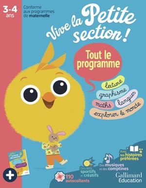 VIVE LA PETITE SECTION ! - TOUT LE PROGRAMME- EDITION 2026 | 9782073152725 | COLLECTIF