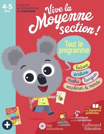 VIVE LA MOYENNE SECTION ! TOUT LE PROGRAMME -ÉDITION 2026 | 9782073152732 | COLLECTIF