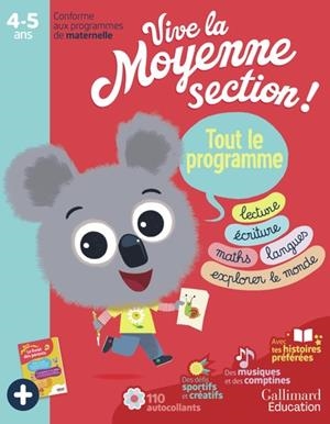 VIVE LA MOYENNE SECTION ! TOUT LE PROGRAMME -ÉDITION 2026 | 9782073152732 | COLLECTIF