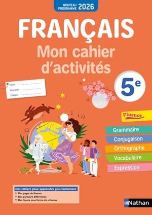 FRANCAIS - MON CAHIER D'ACTIVITE 5E | 9782095063191