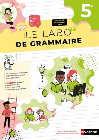LE LABO DE GRAMMAIRE 5ÈME - TERRE DES LETTRES - 2026 | 9782095063214