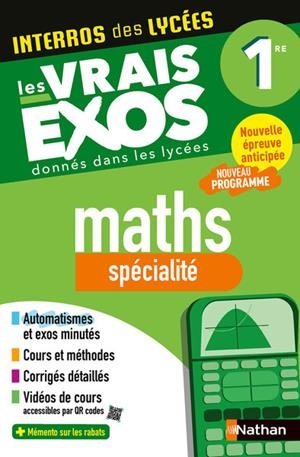 INTERROS DES LYCÉES MATHS 1RE | 9782095065362 | COLLECTIF