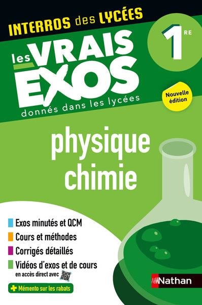 INTERROS DES LYCÉES PHYSIQUE CHIMIE 1RE | 9782095050191 | COLLECTIF